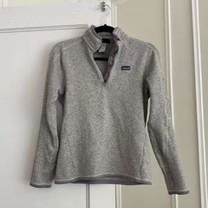 Women’s Grey Patagonia Quarter Zip